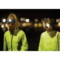 Headband with USB Rechargeable LED Torch, 1W, Blue, One Size