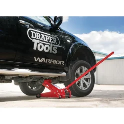 Heavy Duty Garage Trolley Jack, 3 Tonne, Red