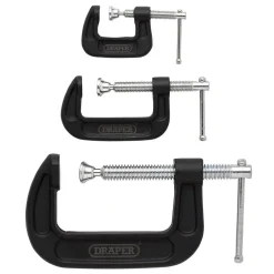 Heavy Duty G-Clamp Set (3 Piece)