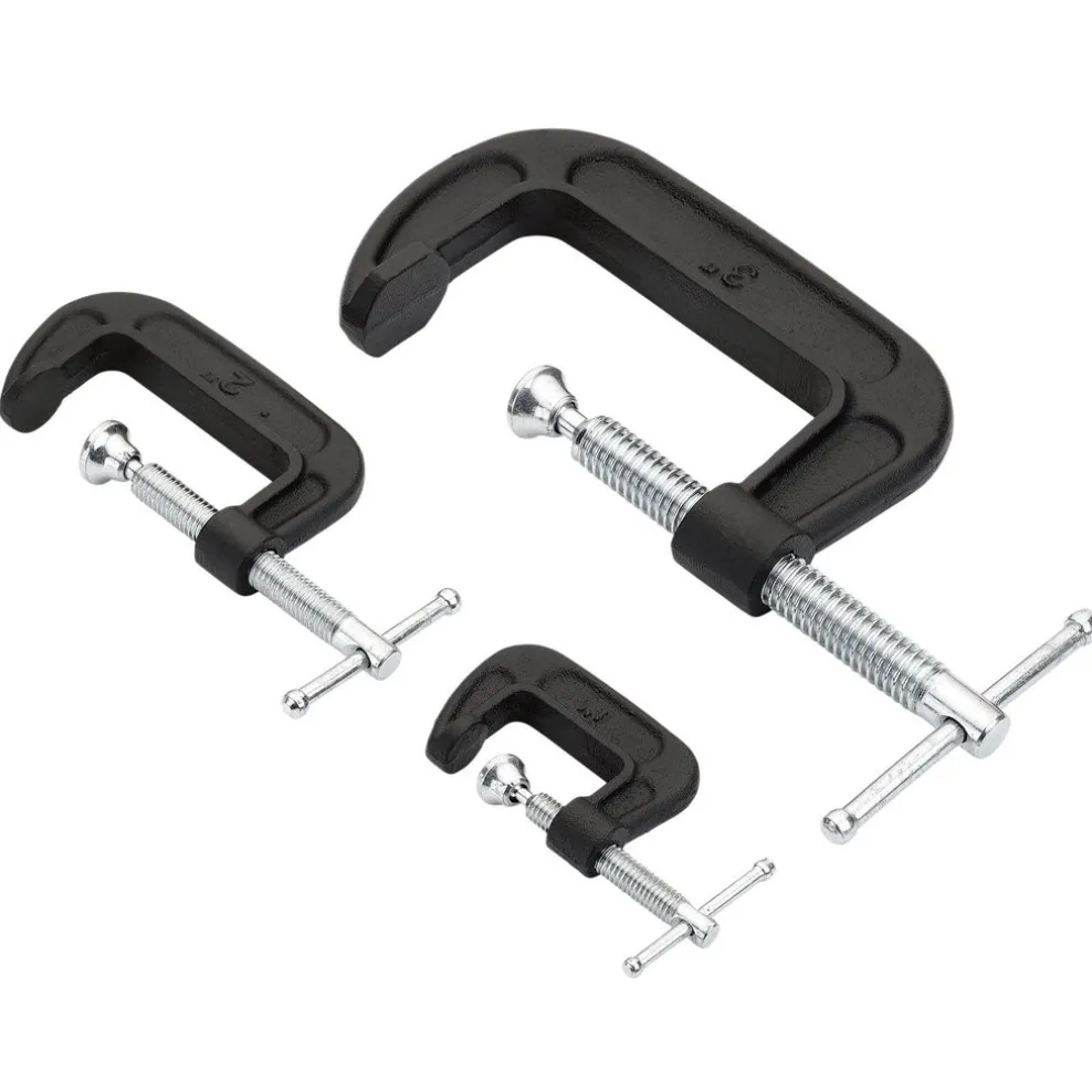 Heavy Duty G-Clamp Set (3 Piece)