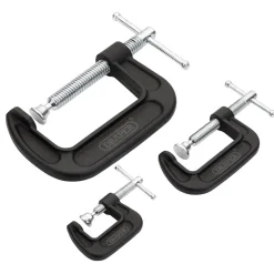 Heavy Duty G-Clamp Set (3 Piece)
