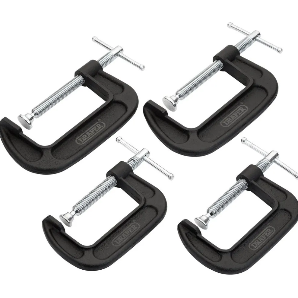 Heavy Duty G-Clamp Set (4 Piece)