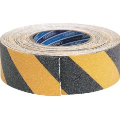 Heavy Duty Safety Grip Tape Roll, 18m x 50mm, Black and Yellow