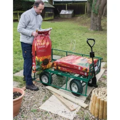 Heavy Duty Steel Mesh Cart,450kg
