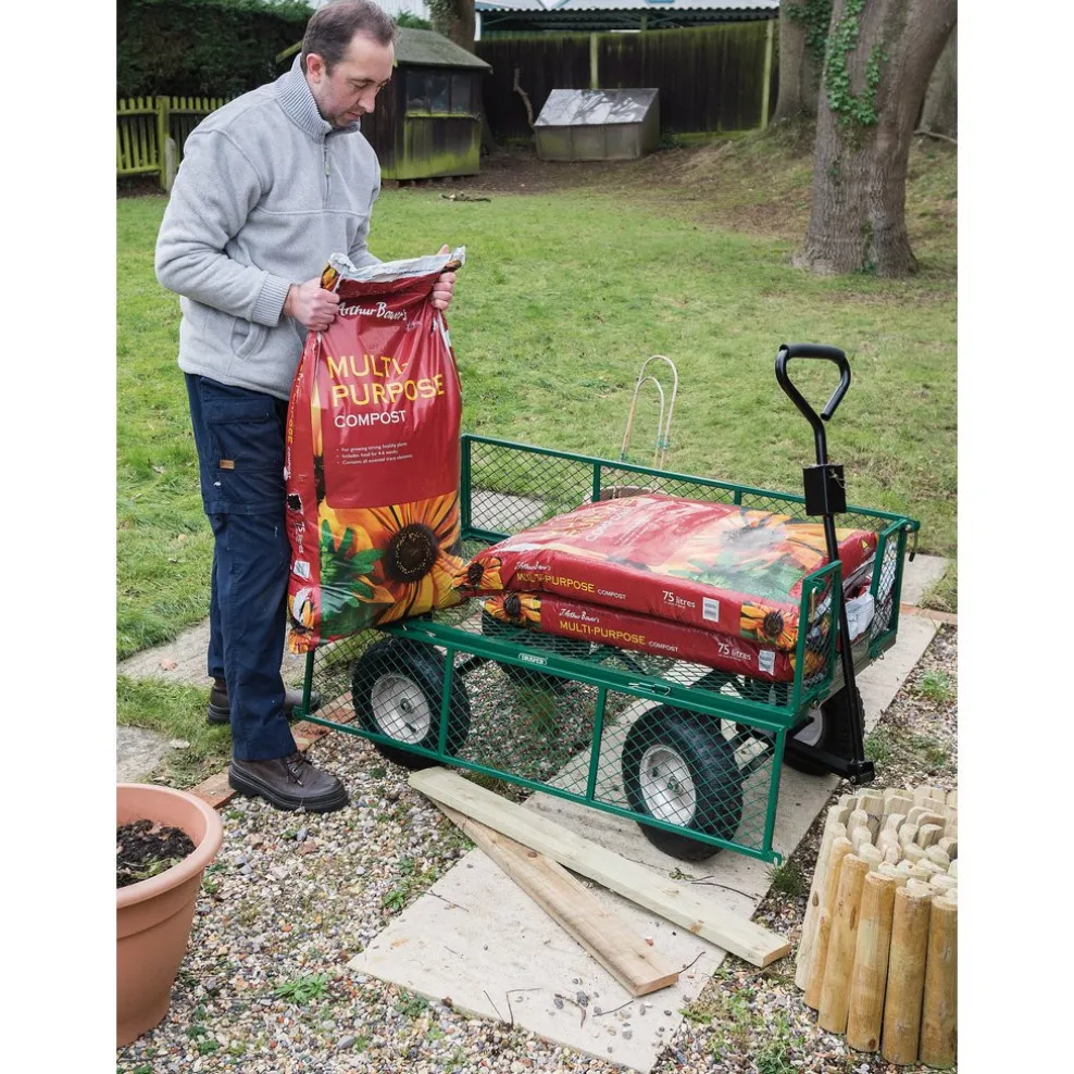 Heavy Duty Steel Mesh Cart,450kg