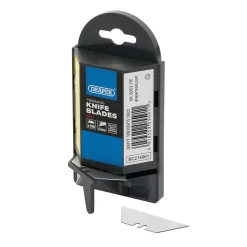 Heavy Duty Trimming Knife Blades with Single Blade Dispenser (Pack of 100)