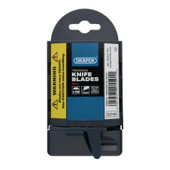 Heavy Duty Trimming Knife Blades with Single Blade Dispenser (Pack of 100)