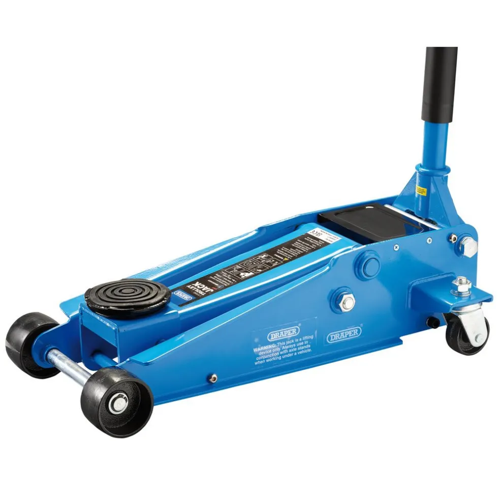 Heavy Duty Trolley Jack with Twin Pistons, 3 Tonne