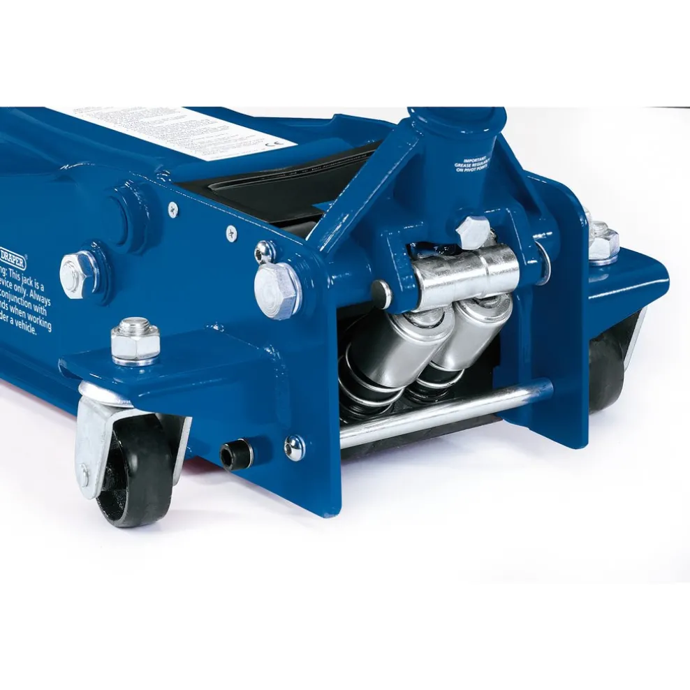 Heavy Duty Trolley Jack with Twin Pistons, 3 Tonne
