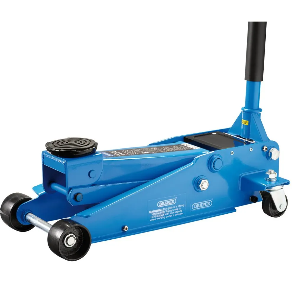 Heavy Duty Trolley Jack with Twin Pistons, 3 Tonne