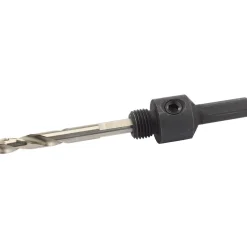 Hex. Shank Holesaw Arbor with HSS Pilot Drill for 14 - 30mm Holesaws, 5/16" Thread