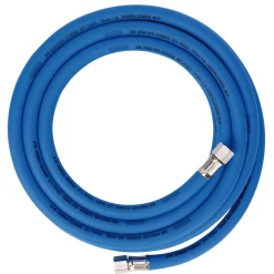 High Visibility Hybrid Air Hose, 5m x 10mm, 1/4" BSP, Blue