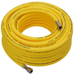 High Visibility Hybrid Air Hose, 20m x 8mm, 1/4" BSP, Yellow