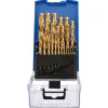 HSS Titanium Nitride Coated Drill Bit Set (25 Piece)