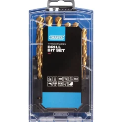 HSS Titanium Nitride Coated Drill Bit Set (25 Piece)