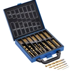 HSS Titanium Nitride Coated Drill Bit Set (99 Piece)
