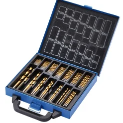HSS Titanium Nitride Coated Drill Bit Set (99 Piece)