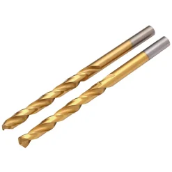 HSS Titanium Nitride Coated Drill Bit, 5.5 x 93mm (Pack of 2)