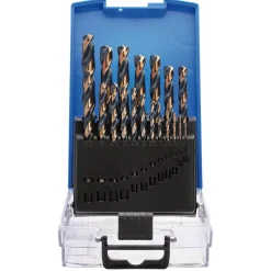 HSS Turbo Titanium Drill Bit Set (19 Piece)