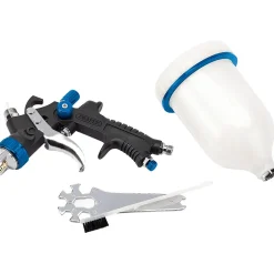 HVLP Air Spray Gun with Composite Body and Gravity Fed Hopper, 600ml