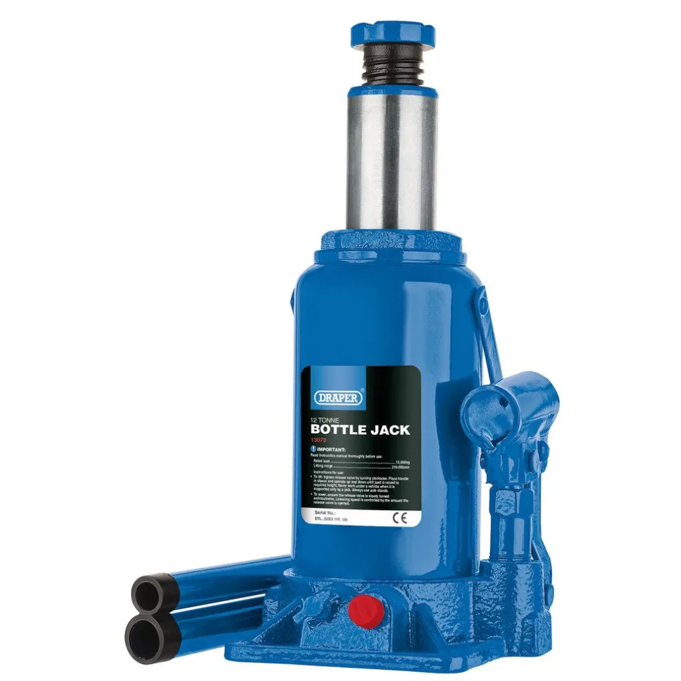 Hydraulic Bottle Jack, 12 Tonne