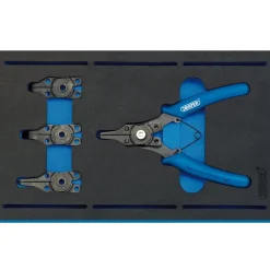 Interchangeable Circlip Plier Set in 1/4 Drawer EVA Insert Tray (5 Piece)