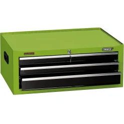 Intermediate Tool Chest, 3 Drawer, 26", Green