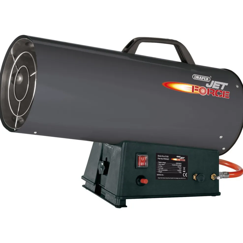 Jet Force Propane Space Heater, 136,000 BTU/40 kW