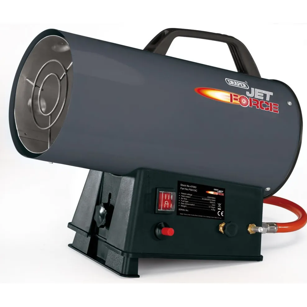 Jet Force Propane Space Heater, 34,000 BTU/10 kW