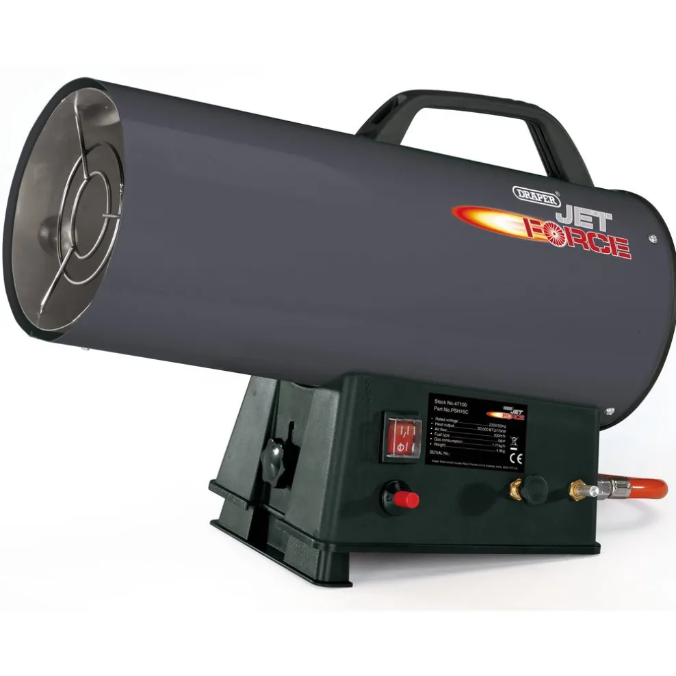 Jet Force Propane Space Heater, 50,000 BTU/15 kW