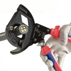 KNIPEX 95 32 315A Cable Cutter, Ratchet Action for SWA Cable, 315mm