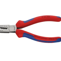 KNIPEX 97 62 145 A Crimping Pliers for Wire Ferrules, 145mm