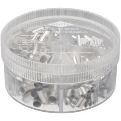 KNIPEX 97 99 911 Assortment Boxes with 350 Insulated Wire Ferrules, 4 parts