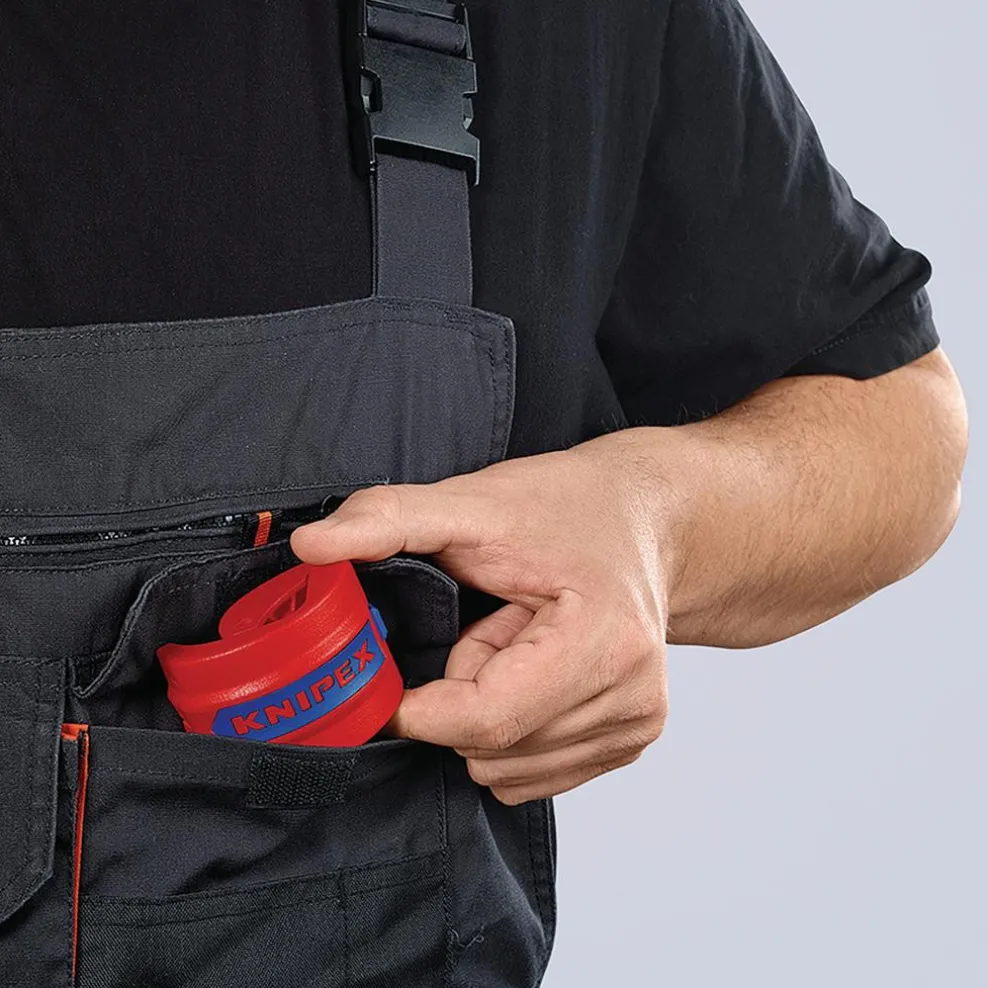 KNIPEX 90 22 10 BK BiX® Cutters for Plastic Pipes and Sealing Sleeves, 72mm