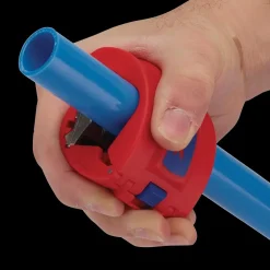 KNIPEX 90 22 10 BK BiX® Cutters for Plastic Pipes and Sealing Sleeves, 72mm