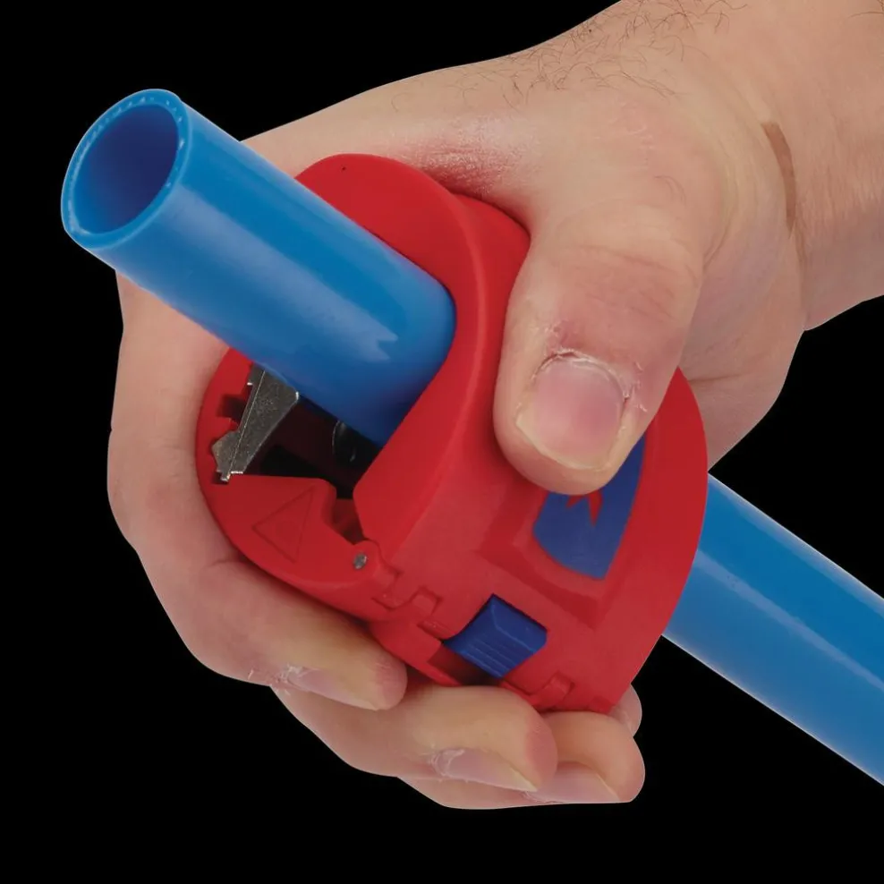 KNIPEX 90 22 10 BK BiX® Cutters for Plastic Pipes and Sealing Sleeves, 72mm