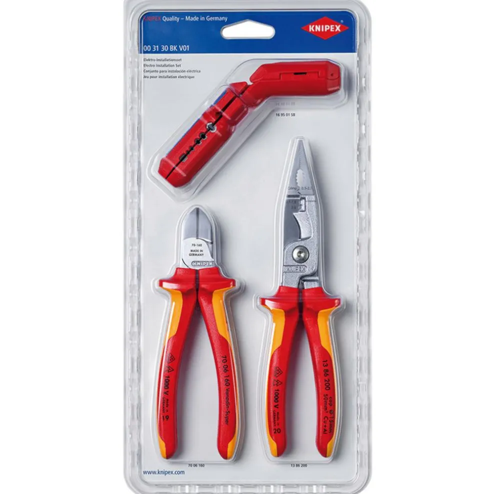 KNIPEX 00 31 30 BK V01 Electrical Installations Set