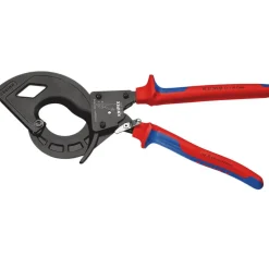 KNIPEX 95 32 320 Cable Cutter, Ratchet Principle, 3-Stage, 320mm
