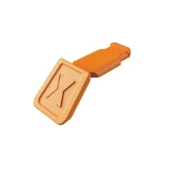 KNIPEX 00 61 10 CO ColorCode Clips Orange (10 Pieces), 122mm