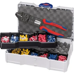 KNIPEX 97 90 26 Crimp Assortment for Cable Connectors, 1 x 97 22 241, 13 Parts, 265mm