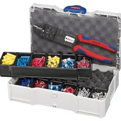 KNIPEX 97 90 25 Crimp Assortment for Cable Connectors, 1 x 97 22 240, 13 Parts, 265mm
