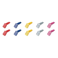 KNIPEX 00 61 10 C V01 ColorCode Clips Color Mix 1 (10 Pieces), 122mm