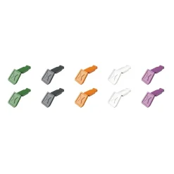 KNIPEX 00 61 10 C V02 ColorCode Clips Color Mix 2 (10 Pieces) 122 mm