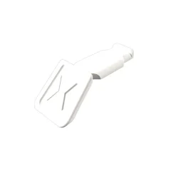 KNIPEX 00 61 10 CW ColorCode Clips White (10 Pieces), 122mm