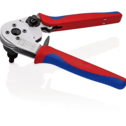 KNIPEX 97 52 67 DT Four-Mandrel Crimping Pliers for DT contacts, 230 mm