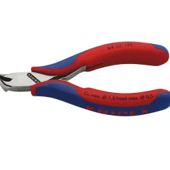 KNIPEX 64 32 120 Electronics End Cutting Nipper with Multi-Component Grips, 120mm