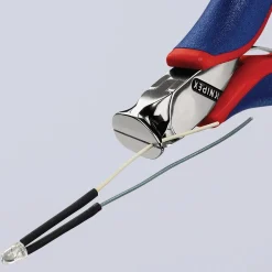 KNIPEX 64 32 120 Electronics End Cutting Nipper with Multi-Component Grips, 120mm