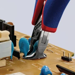 KNIPEX 64 32 120 Electronics End Cutting Nipper with Multi-Component Grips, 120mm