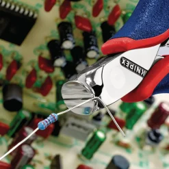 KNIPEX 64 32 120 Electronics End Cutting Nipper with Multi-Component Grips, 120mm