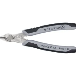 KNIPEX 78 13 125 Electronic Super Knips® with multi-component grips, 125mm